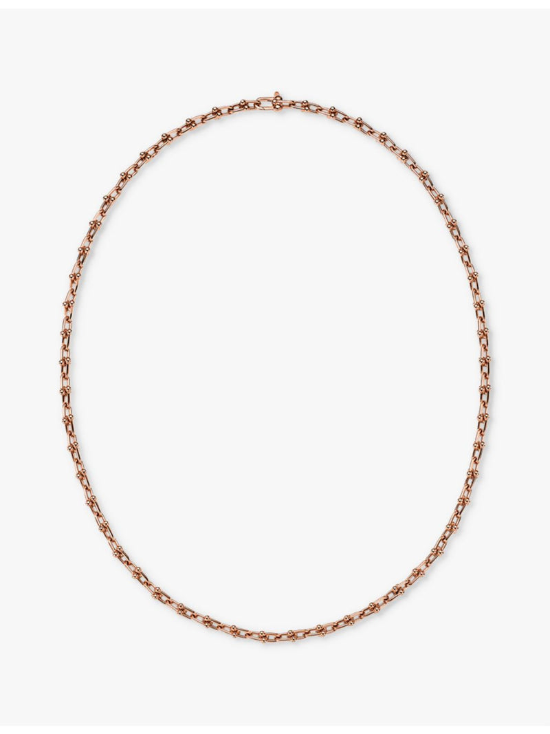 Tiffany & Co. HardWear Micro Link 18ct rose gold necklace - British product