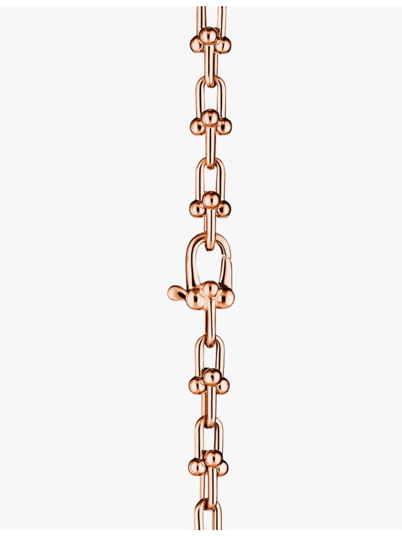 Tiffany & Co. HardWear Micro Link 18ct rose gold necklace - British product