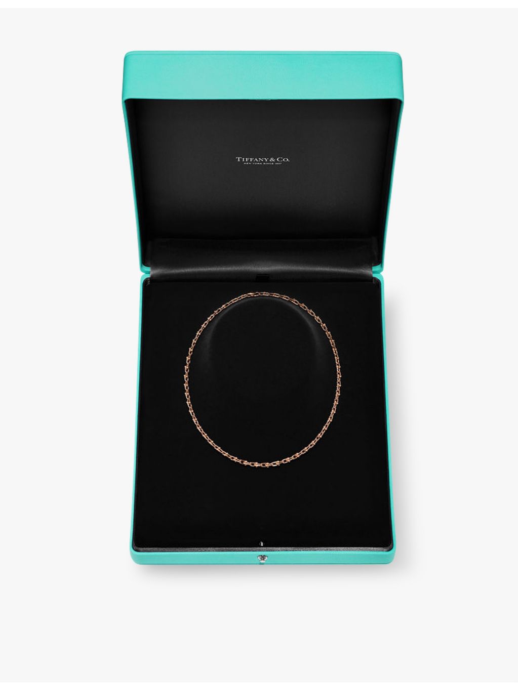 Tiffany & Co. HardWear Micro Link 18ct rose gold necklace - British product