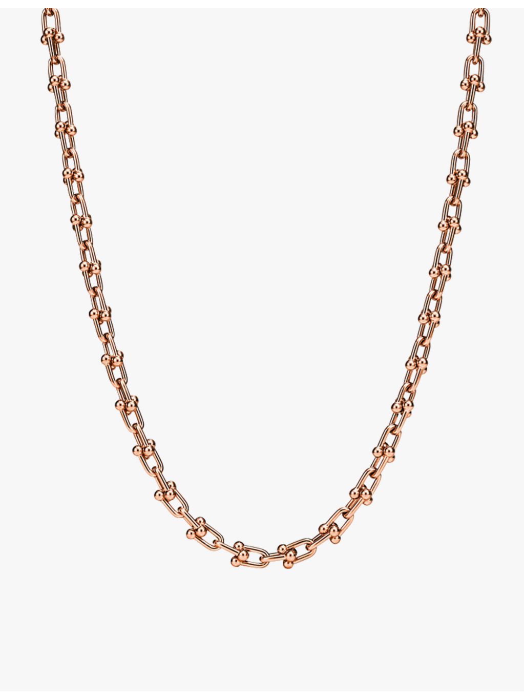 Tiffany & Co. HardWear Micro Link 18ct rose gold necklace - British product
