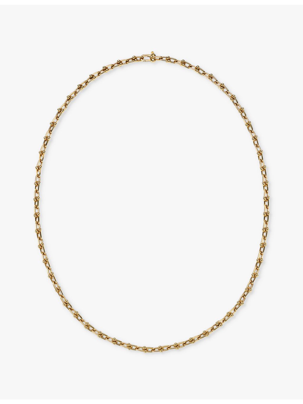Tiffany & Co. 18ct gold HardWear necklace 16in, imported from the UK