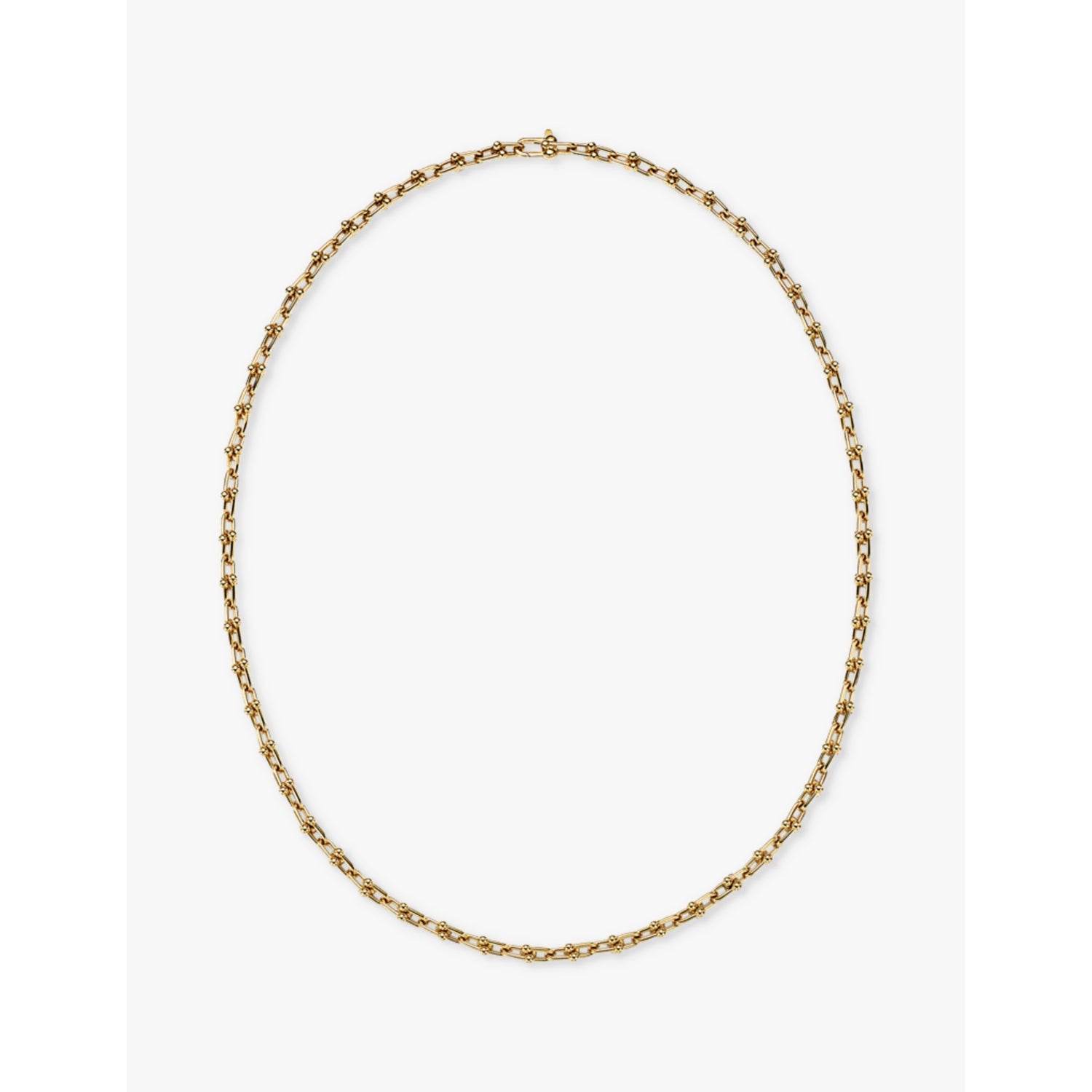 Tiffany & Co. 18ct gold HardWear necklace 16in, imported from the UK