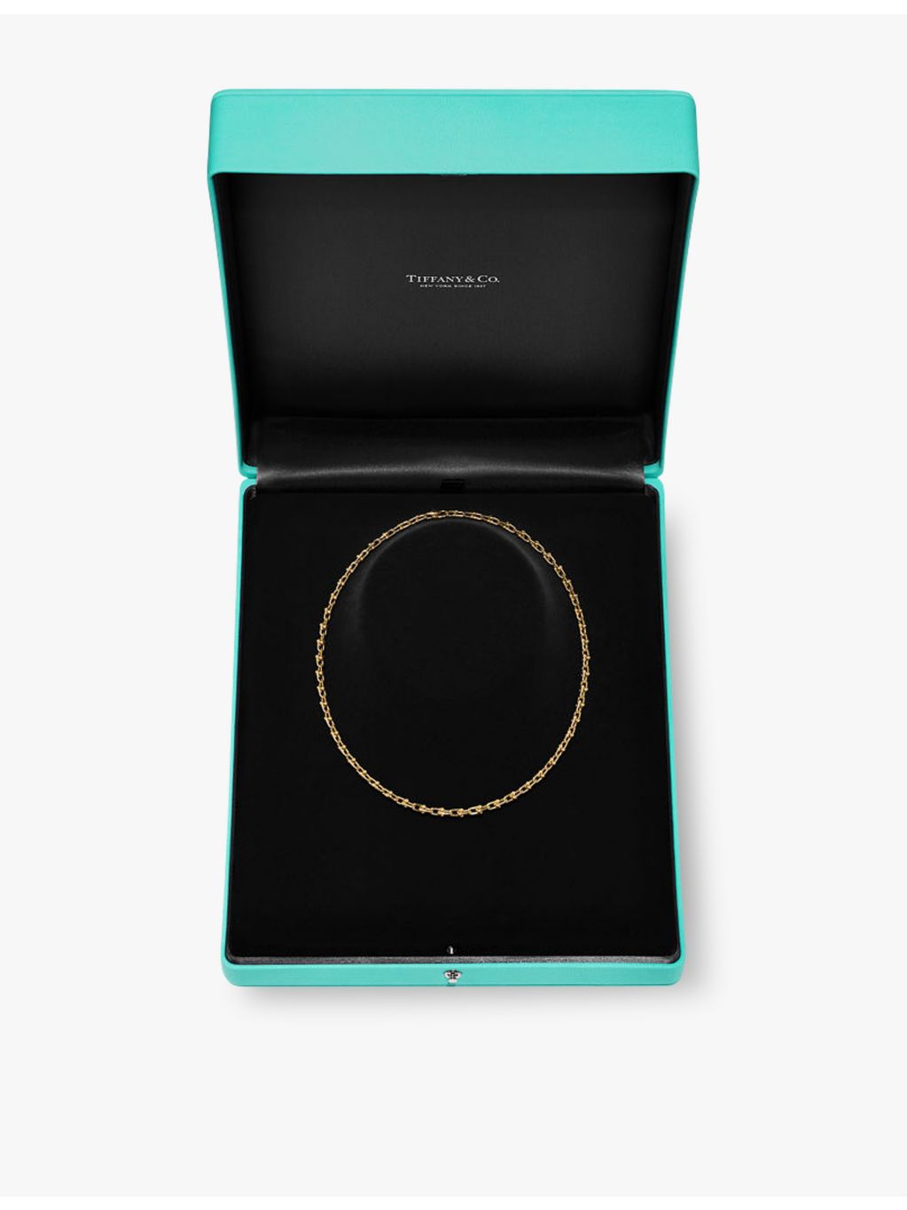 Tiffany & Co. 18ct gold HardWear necklace 16in, imported from the UK