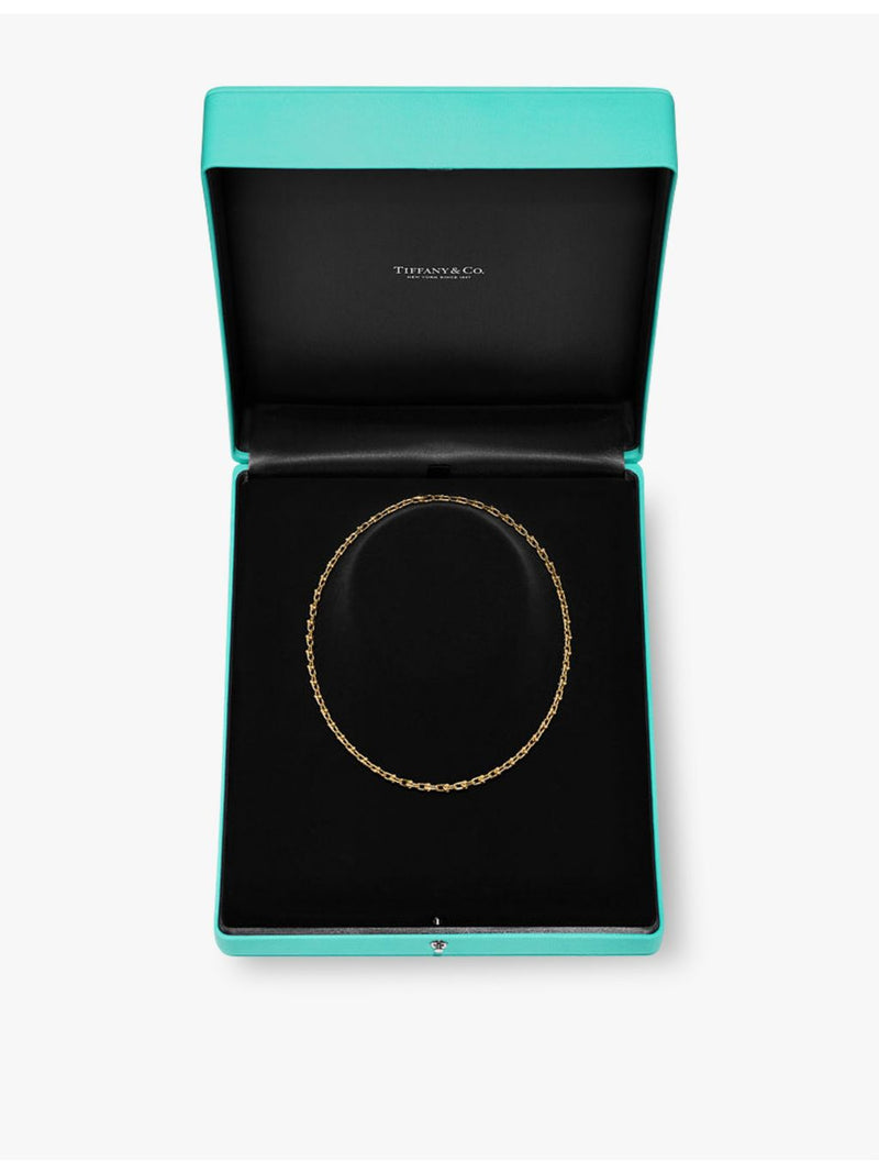 Tiffany & Co. 18ct gold HardWear necklace 16in, imported from the UK