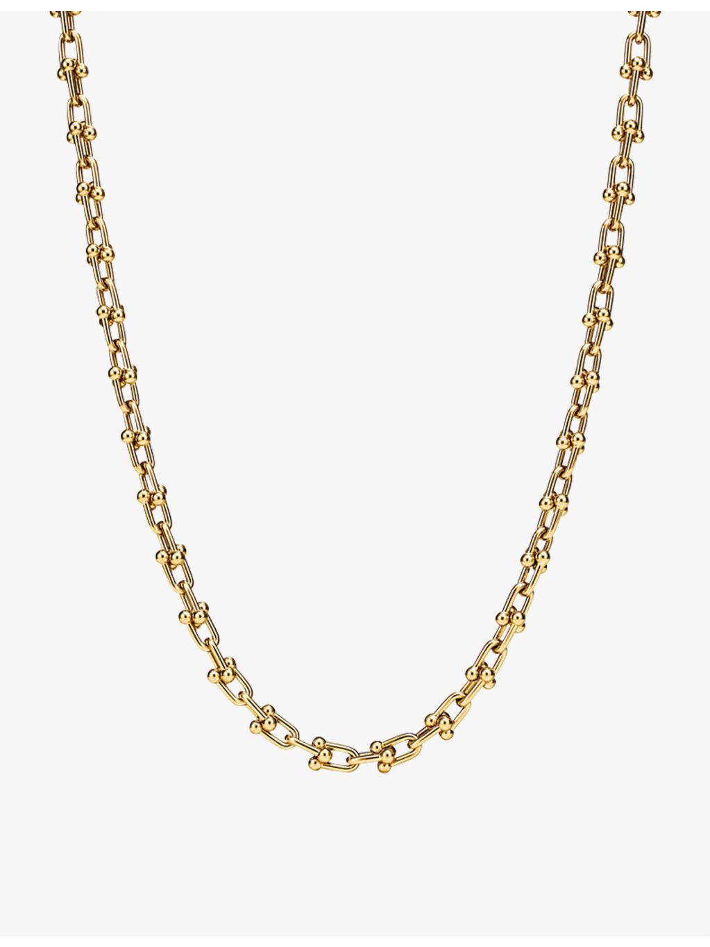Tiffany & Co. 18ct gold HardWear necklace 16in, imported from the UK