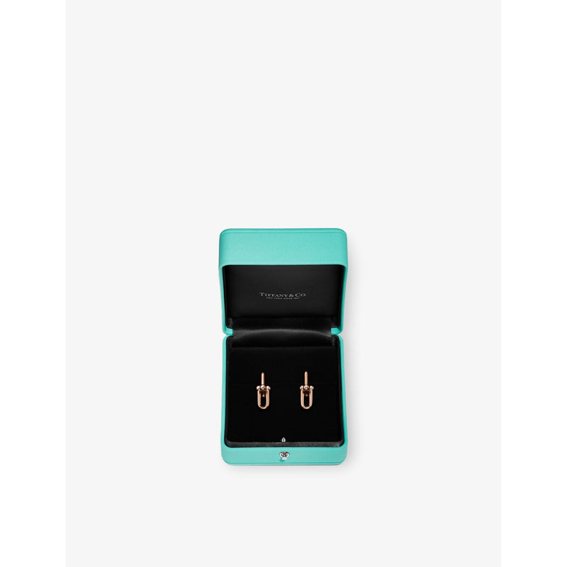 Tiffany & Co HardWear 18ct rose gold drop earrings (British brand)