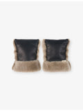 BINIBAMBA sheepskin buggy mittens, 18cm x 24cm (British brand)