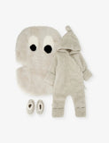 BINIBAMBA Peekaboo Three-Piece Sheepskin Set 0-12 Months