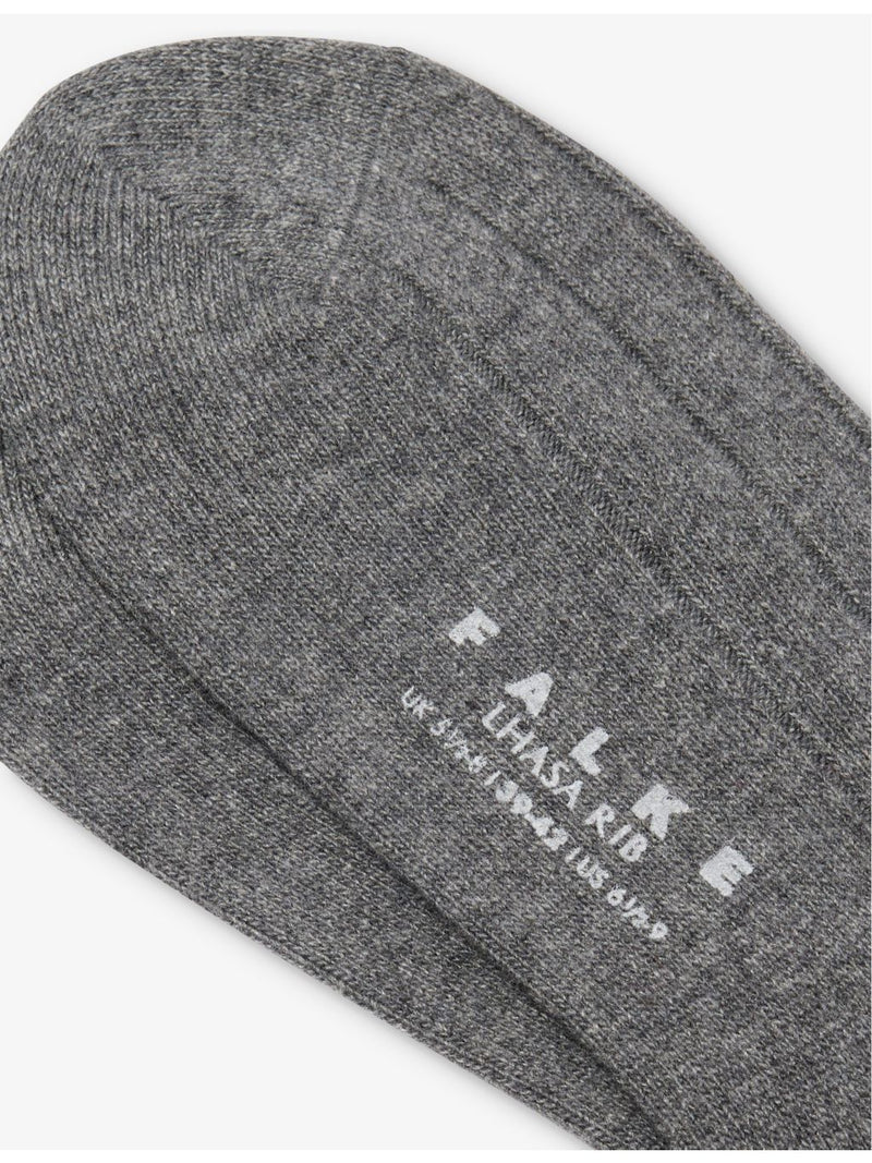 FALKE ribbed wool-blend knitted socks - British product