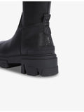 KG Kurt Geiger knee-high faux-leather boots (British brand)