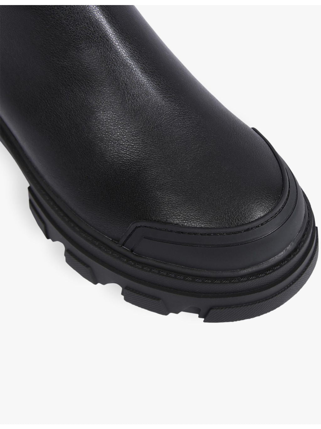 KG Kurt Geiger knee-high faux-leather boots (British brand)