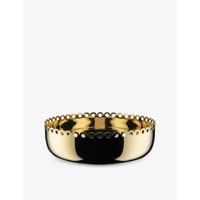 selfridges Alessi Edges brass basket- Buy online at McGrocer