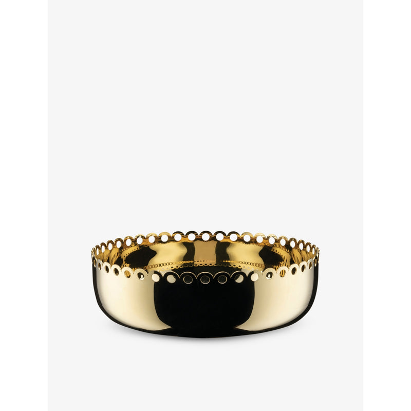 Alessi Edges brass basket
