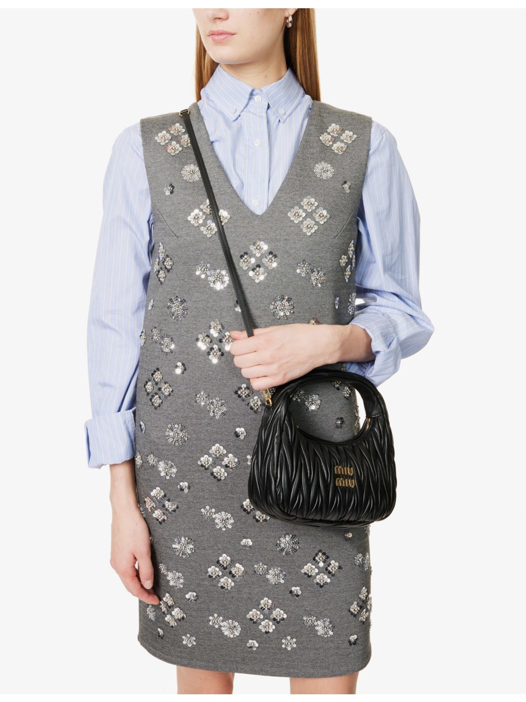 Miu Miu Wander mini hobo bag, imported from the UK