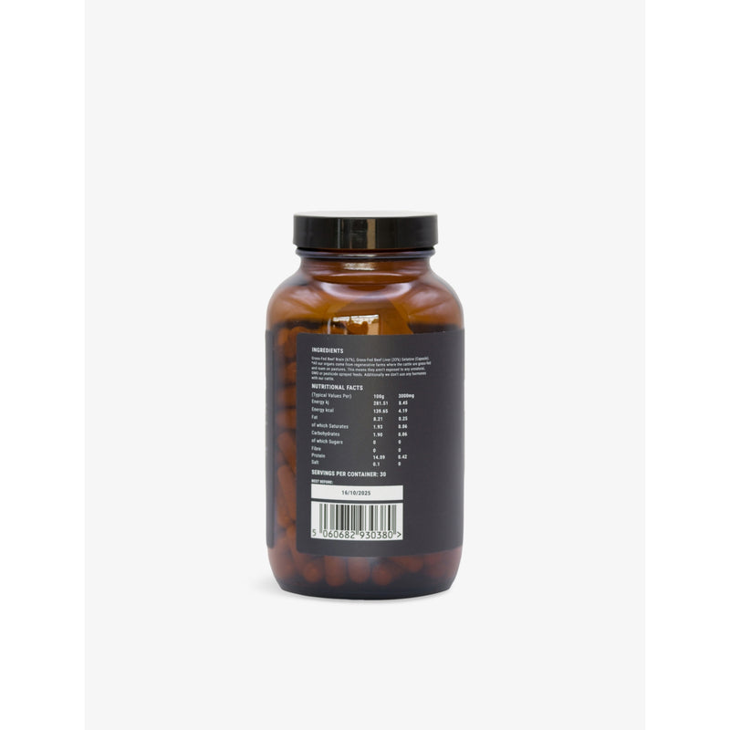 APE Nutrition beef brain 160 capsules 90g, UK version