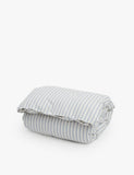 Tekla Percale Stripe-Pattern Cotton Duvet Cover
