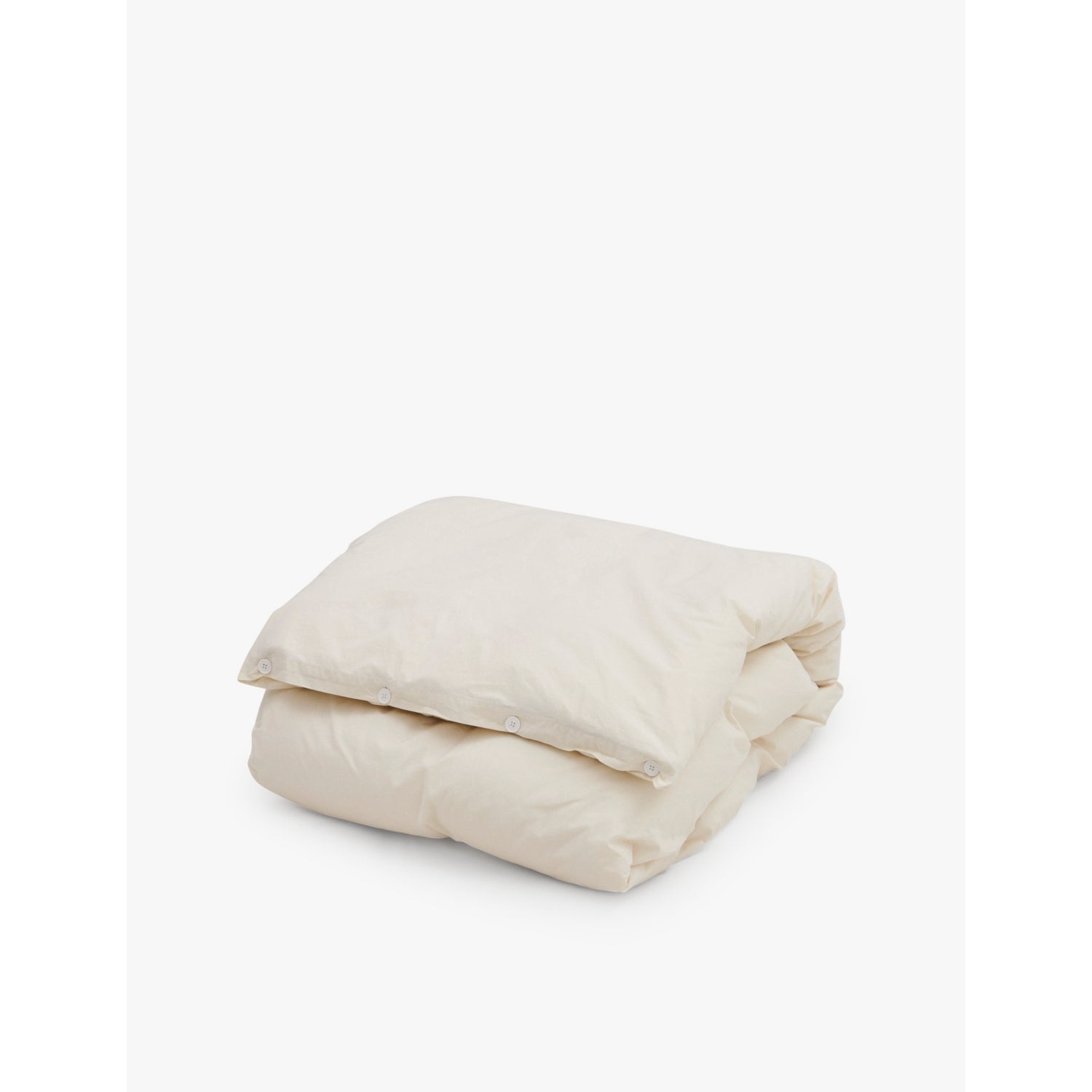 Percale Stripe-Pattern Cotton Duvet Cover - Hopper Stripes - Double