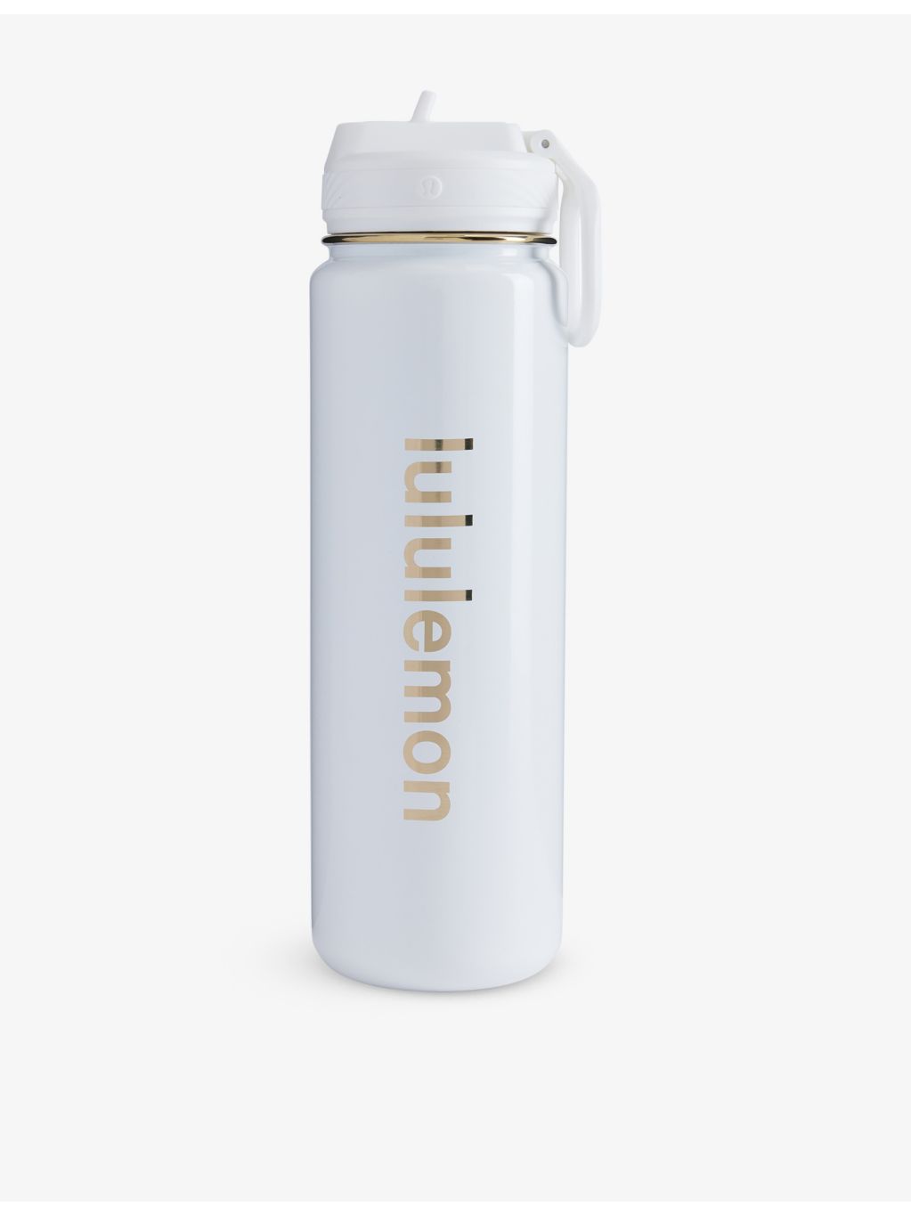 lululemon Back to Life straw-lid steel sport bottle 24oz (British brand)