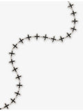 DARKAI clover necklace with cubic zirconia, 18in, UK version