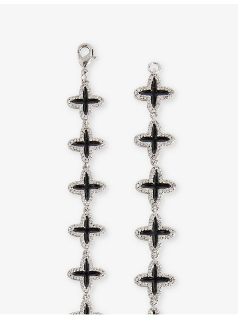DARKAI clover necklace with cubic zirconia, 18in, UK version