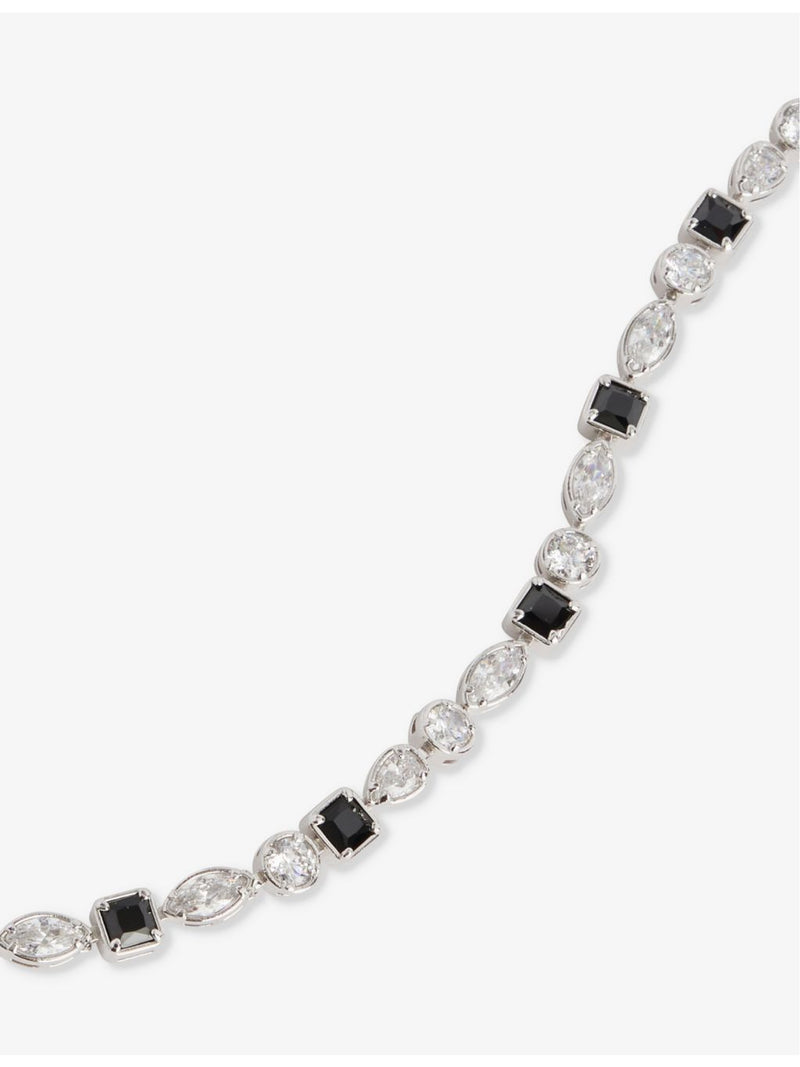 DARKAI Mixed Feelings bracelet 18ct white gold-plated 7.5in (British brand)