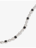 DARKAI Mixed Feelings bracelet 18ct white gold-plated 7.5in (British brand)