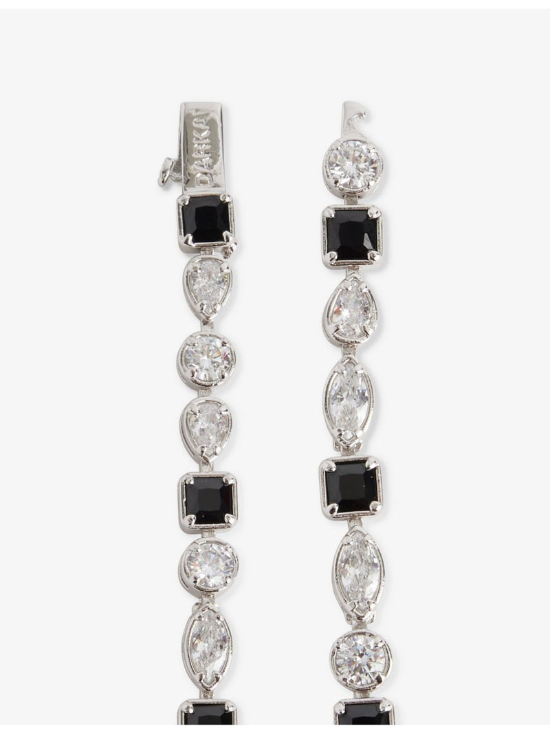 DARKAI Mixed Feelings bracelet 18ct white gold-plated 7.5in (British brand)