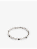 DARKAI Mixed Feelings bracelet 18ct white gold-plated 7.5in (British brand)