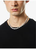 DARKAI tennis necklace baguette-stone 20in, UK version