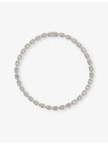 DARKAI tennis necklace baguette-stone 20in, UK version