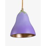 Seletti aubergine resin ceiling lamp from Vitamin collection, UK version