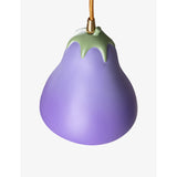 Seletti aubergine resin ceiling lamp from Vitamin collection, UK version