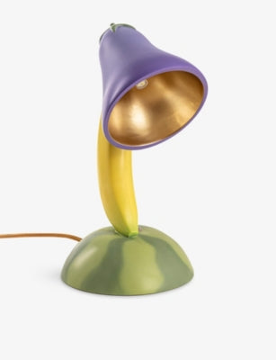 Seletti lamp aubergine resin 31cm, UK version