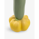 Seletti Vitamin cucumber resin candlestick 26.5cm (British brand)