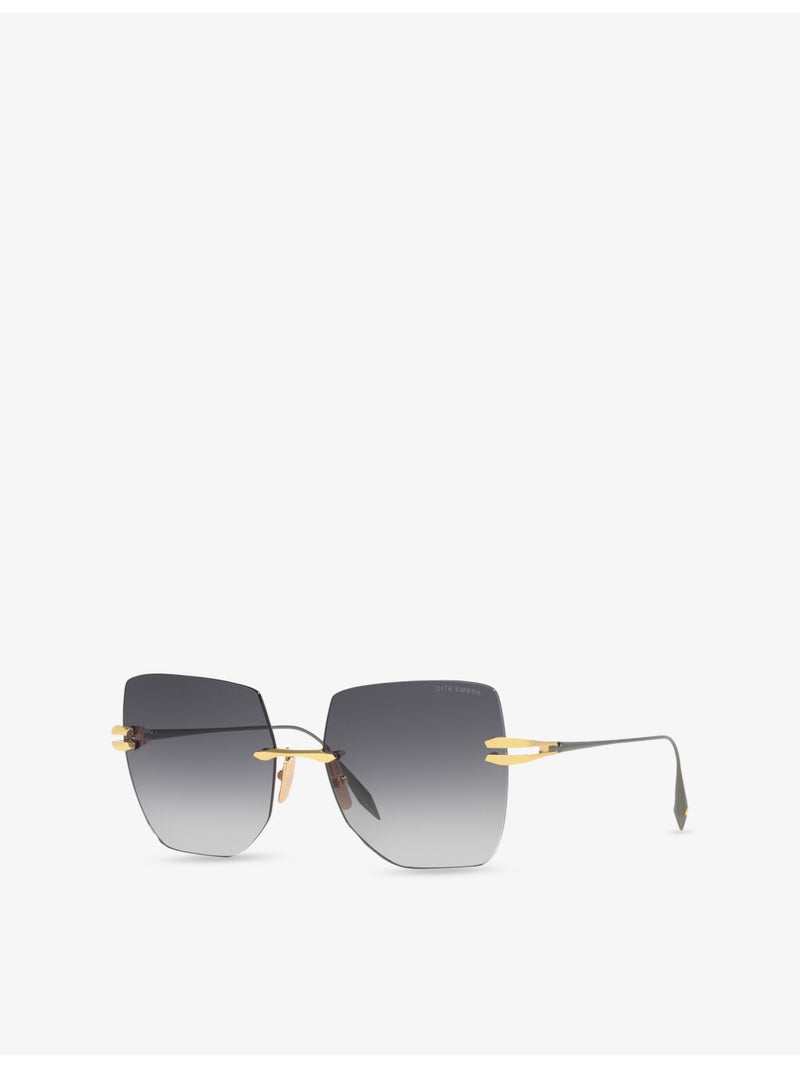 Dita metal sunglasses irregular frame D4000465, imported from the UK