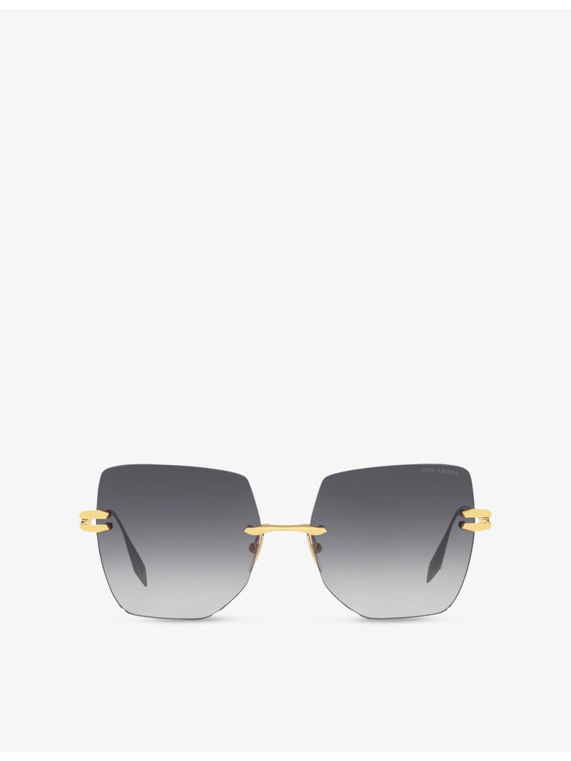 Dita metal sunglasses irregular frame D4000465, imported from the UK