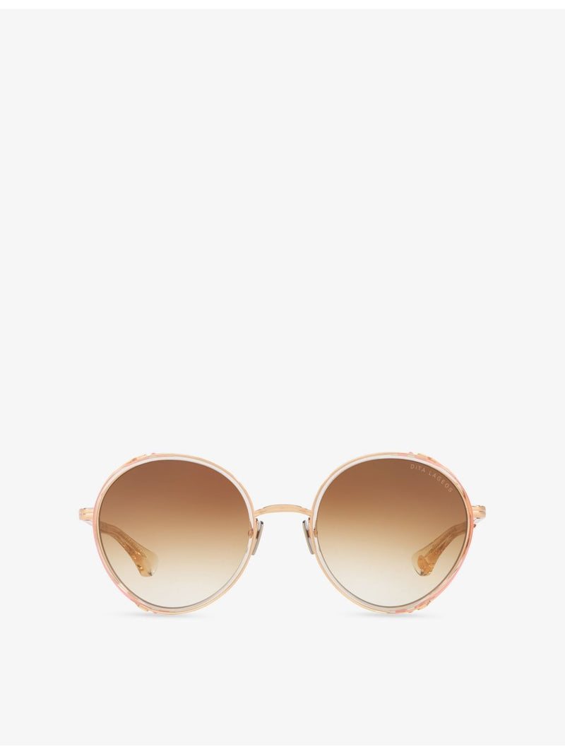 Dita round-frame metal sunglasses D4000466 (British brand)
