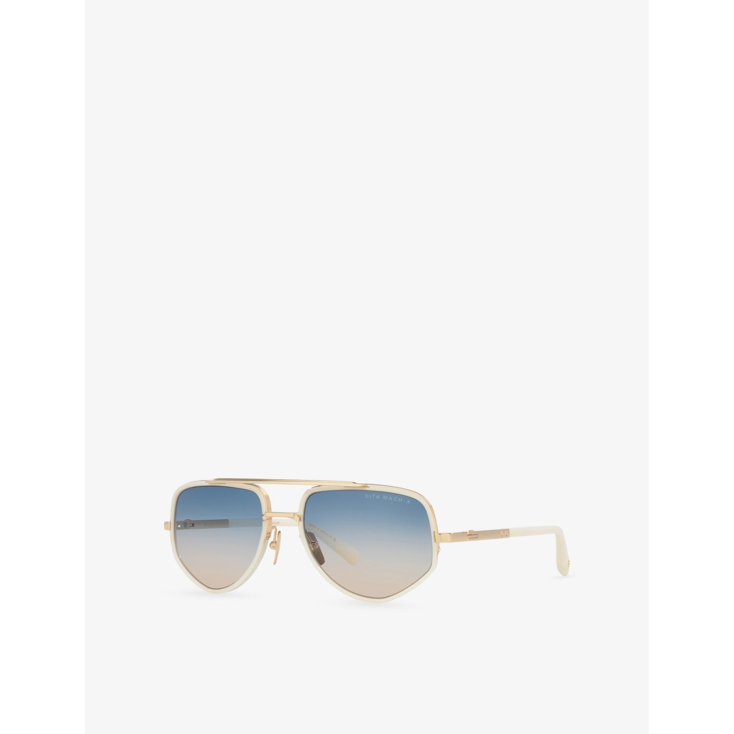 DITA acetate pilot sunglasses with double bridge, UK version