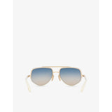 DITA acetate pilot sunglasses with double bridge, UK version