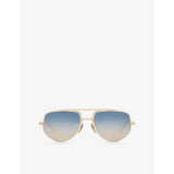 DITA acetate pilot sunglasses with double bridge, UK version