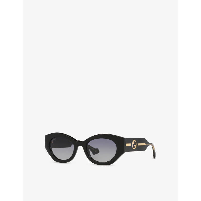Gucci cat-eye acetate sunglasses GG1553S 52mm (British brand)
