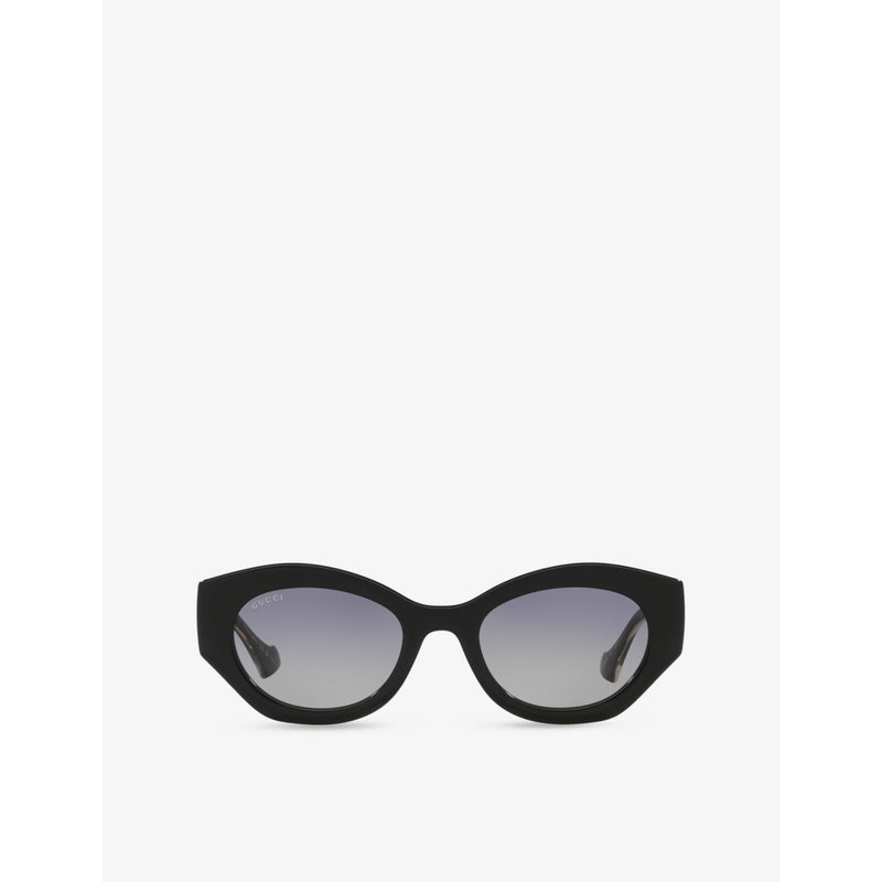 Gucci cat-eye acetate sunglasses GG1553S 52mm (British brand)