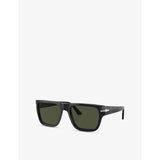 Persol square-frame acetate sunglasses PO3348S (British brand)