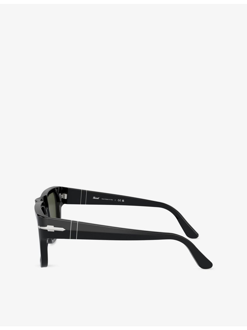 Persol square-frame acetate sunglasses PO3348S (British brand)