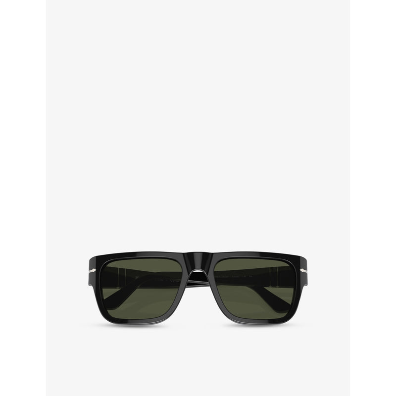 Persol square-frame acetate sunglasses PO3348S (British brand)