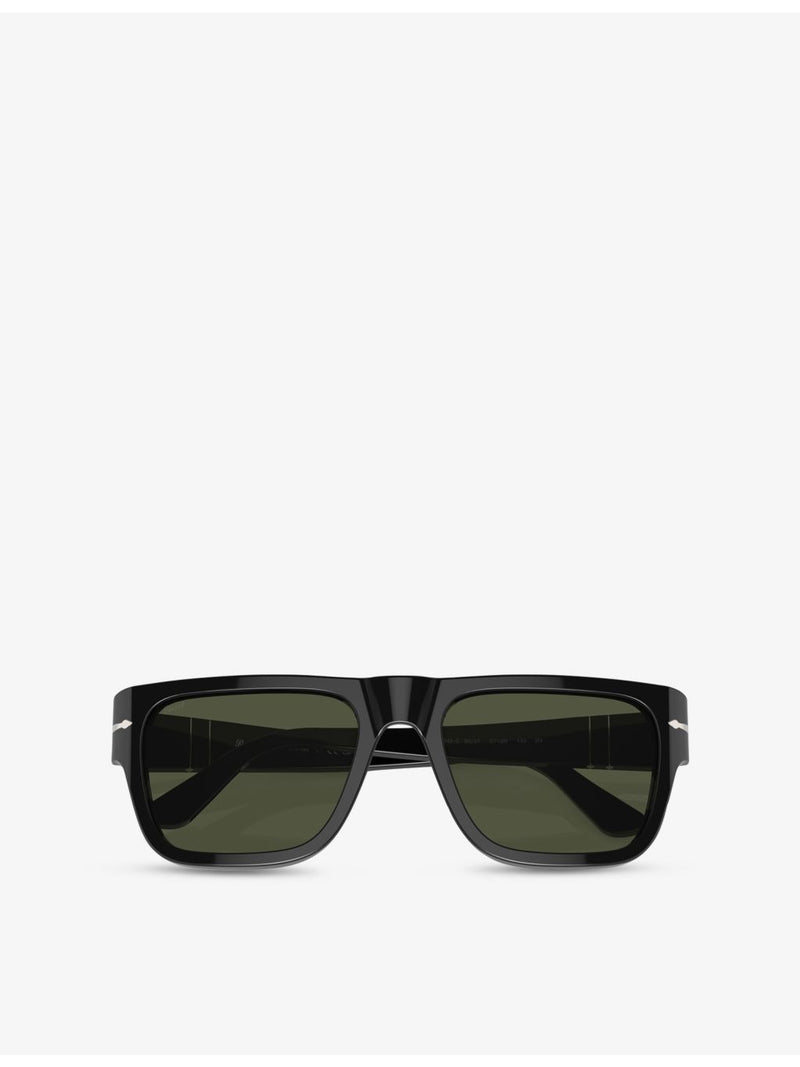 Persol square-frame acetate sunglasses PO3348S (British brand)