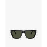 Persol square-frame acetate sunglasses PO3348S (British brand)