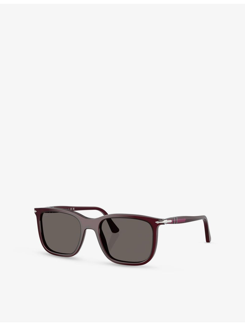 Persol PO3357S rectangular acetate sunglasses with tinted lenses (British brand)