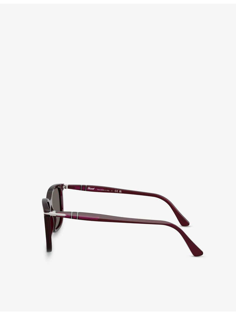 Persol PO3357S rectangular acetate sunglasses with tinted lenses (British brand)