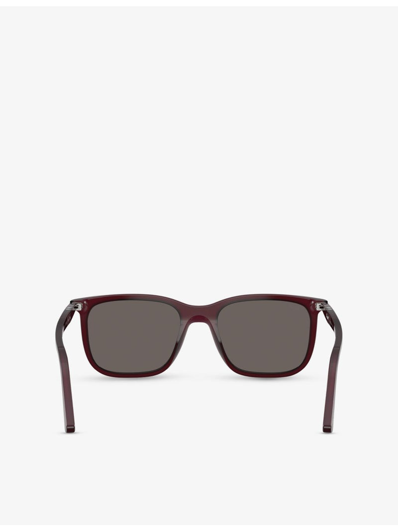Persol PO3357S rectangular acetate sunglasses with tinted lenses (British brand)